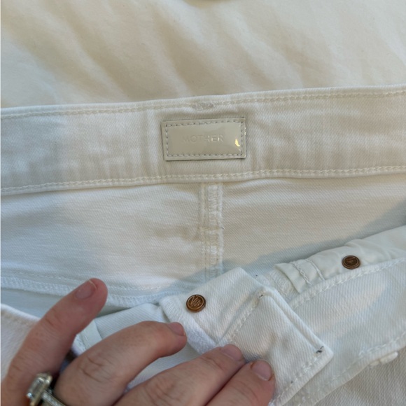 Mother Denim Mini Skirt White size 26 - Picture 6 of 8